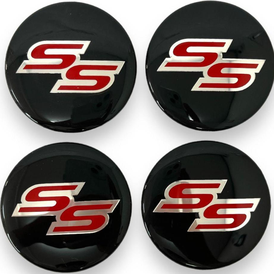 Jogo 4 Emblemas Logo Adesivo Roda Ss Chevrolet 51mm | Shopee Brasil