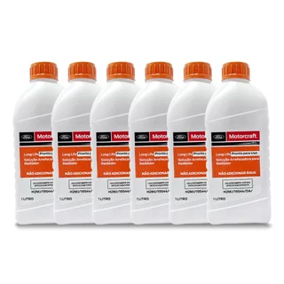 Kit 6 lts Aditivos Radiador Motorcraft Ford Fiesta Ecosport Ka Original Pronto Uso