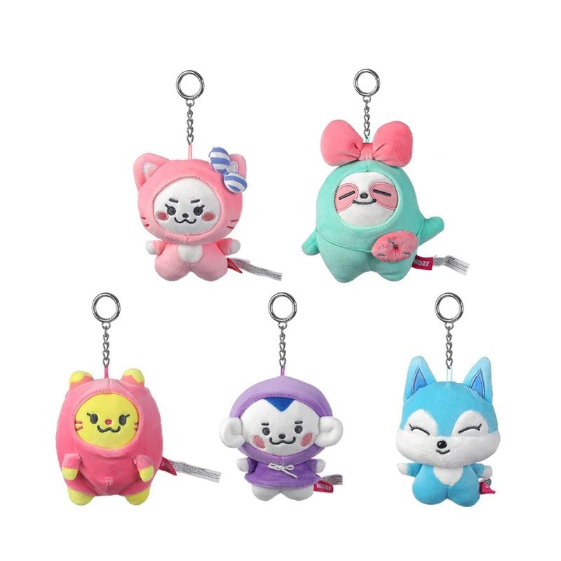 Pelúcia Chaveiro Animais Kpop WDZY ITIZY Colecionáveis 15cm