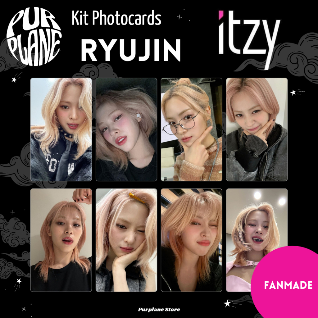Photocards Ryujin Itzy Kpop Fanmade | Shopee Brasil