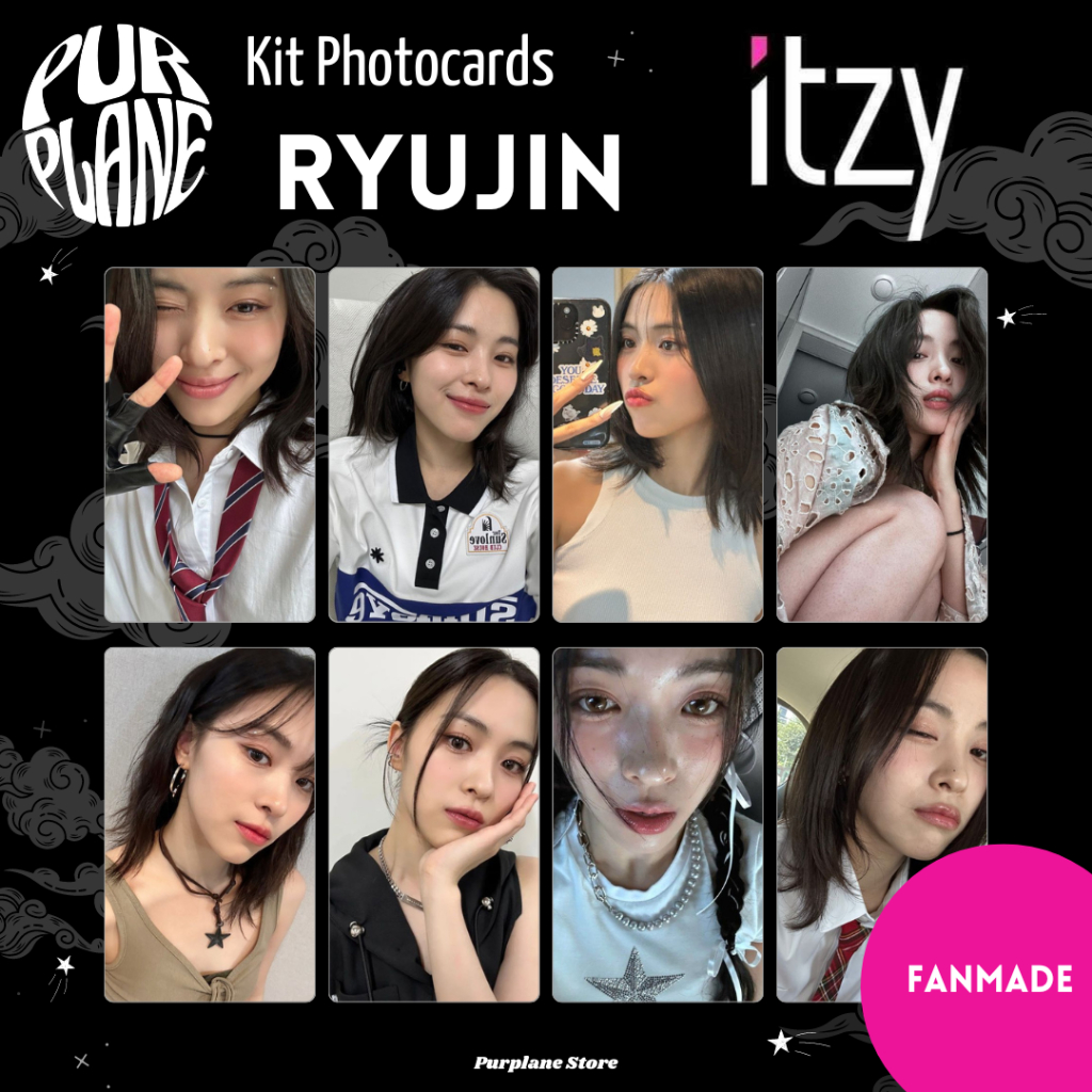 Photocards Ryujin Itzy Kpop Fanmade | Shopee Brasil