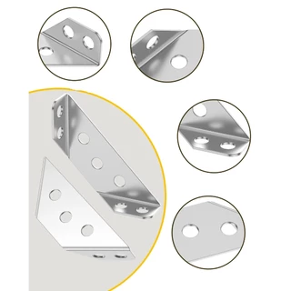Conector De Canto Para Móveis, Cadeira, Mesa Universal Forte Resistente Cantoneira 10 Peças + 40 Parafusos
