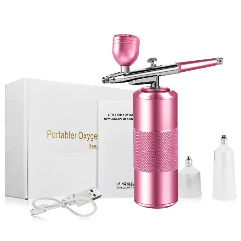 Aerógrafo Portátil com Mini Compressor / Mini Pistola De Pintura Corporal, Artesanato, Unhas, Maquiagem, Decoração de Bolos