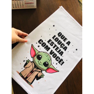 Pano de Prato, Toalha lavabo, Toalhinha academia Personalizado Star Wars