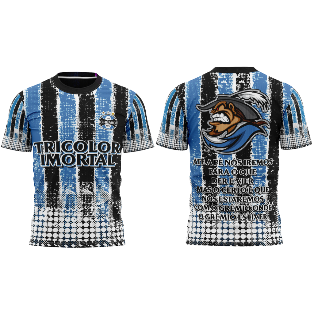 Camiseta Camisa Torcida Time Grêmio 01