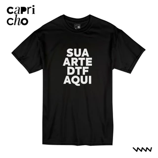 Camiseta Personalizada DTF 100% algodão Unissex