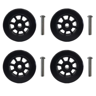 Kit 4 Rodas de Mala de Viagem - 50x18x6 mm em Oferta na Shopee