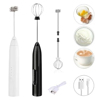 Batedor Mixer Misturador Recarregável Para Bebidas Café Leite Clara de Ovos