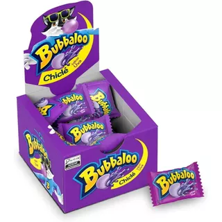 Chiclete Bubbaloo Uva Com 60 Unidades De 5g