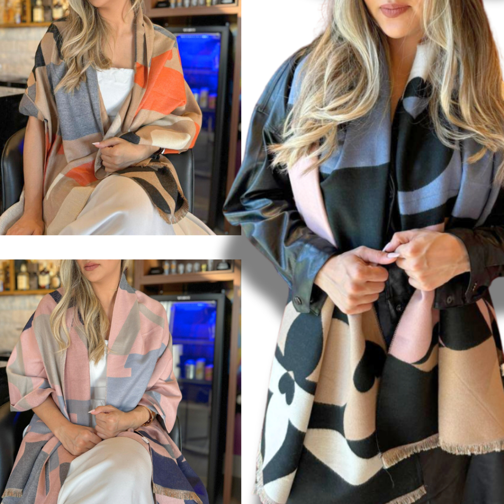 Cachecol Longo Unissex Feminino Pashmina Manta Lenço Grande | Shopee Brasil