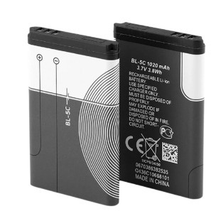 Super Bateria Bl-5c 3.7v 1020mah Bl5c 3.8wh Recarregavel Autonomia e durabilidade