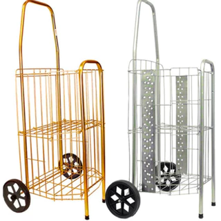 Carrinho de feira dobravel resistente 50kg