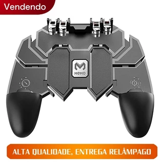 Controle Gatilho Celular Para Jogar FreeFire AK-66 4 Gatilhos