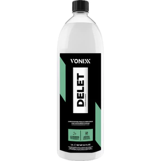 Delet 1,5L Vonixx Limpa Pneu Borracha Plástico Limpador
