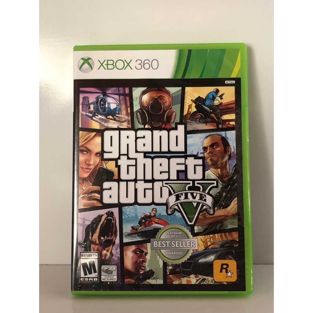 Livret Manuel Jeu Grand Theft Auto 5 (GTA V) Pour Xbox 360 - Occasion Très Bon état