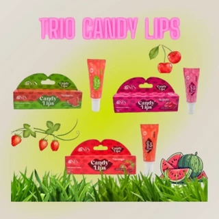 Kit c/ 3 Hidratantes Labial Candy Lips marca Isis Make protetor igual carmed fini