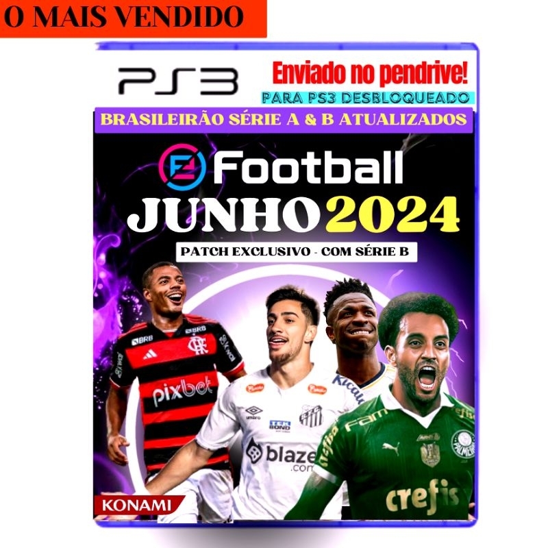 FUTEBOL PES 2024 P| PS3 (HEN ou CFW)