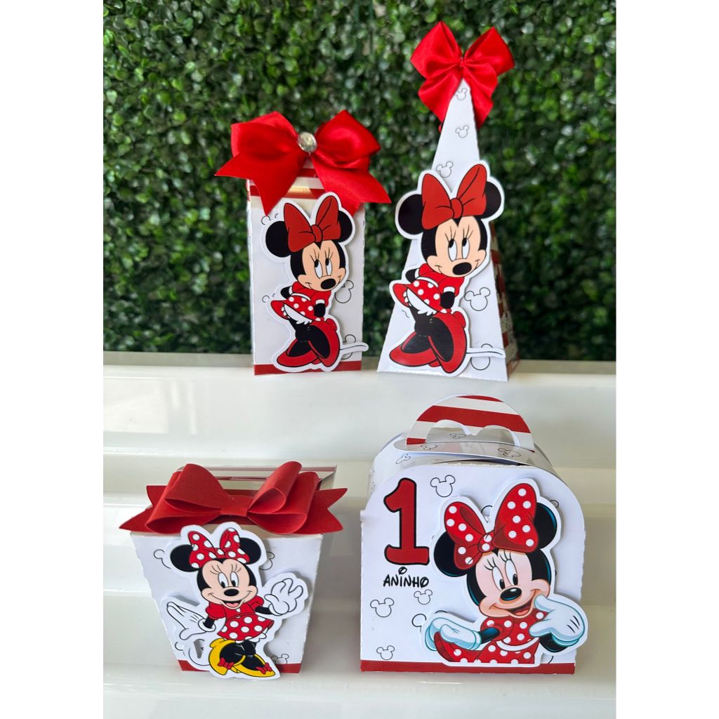 Kit festa minnie / Personalizados minnie / Lembrancinhas minnie / Festa ...
