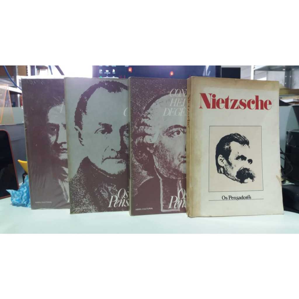 KIT - 4 LIVROS DE FILOSOFIA - COLEÇÃO OS PENSADORES - DIVERSOS
