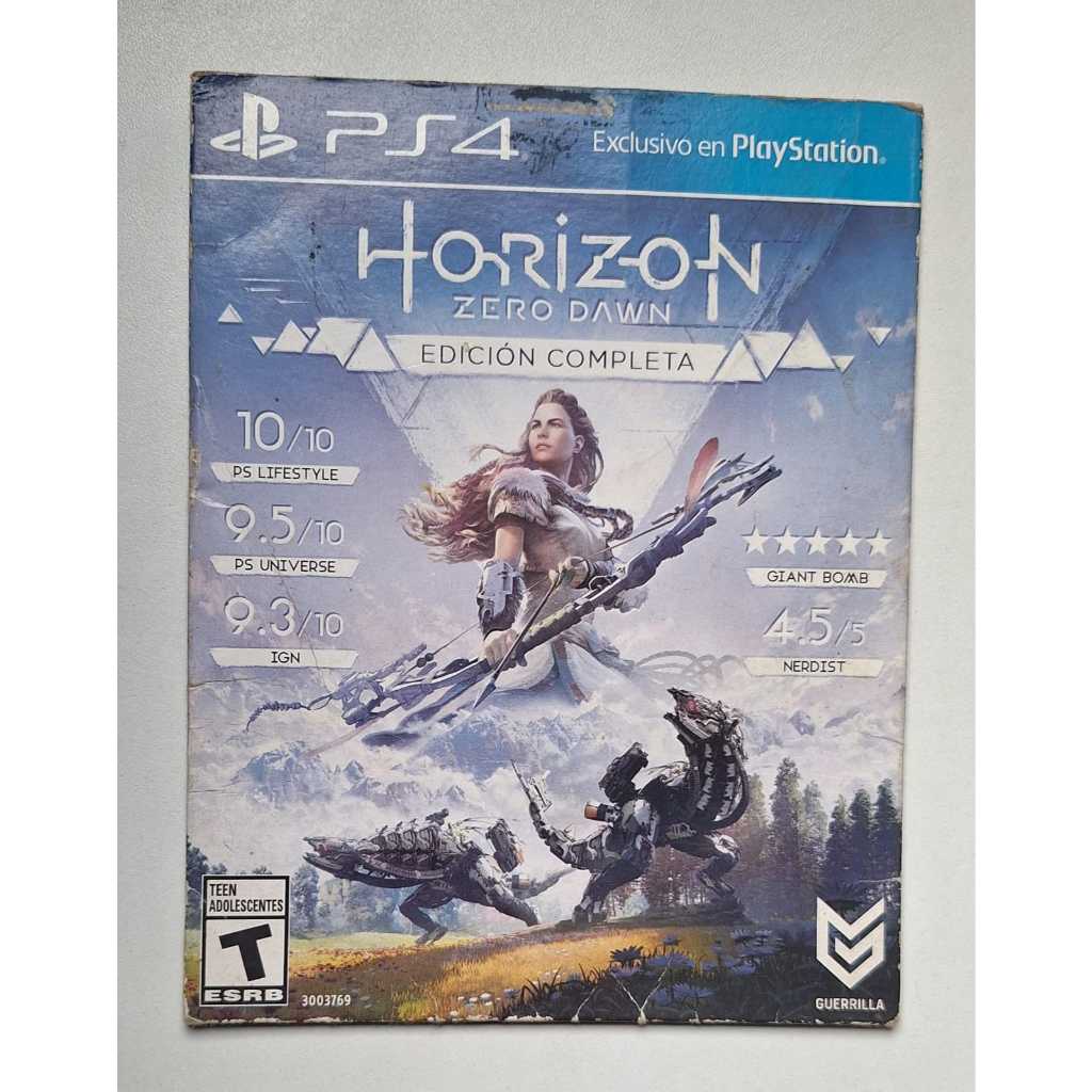 Horizon Zero Dawn Versão envelope - Original PS4