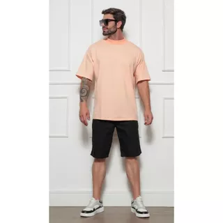 Camiseta Oversized Masculina Gola Alta Qualidade Premium Mega Oferta