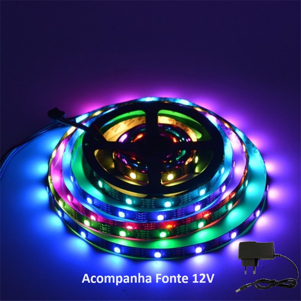 Fita Led Endereçável 5 Metros Ws2811 12v