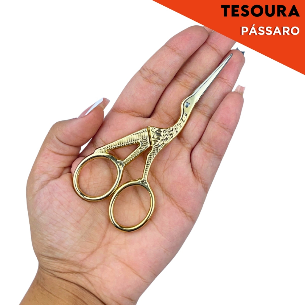 Tesoura Pássaro Alfaiataria - Aço inoxidável - Mazzal