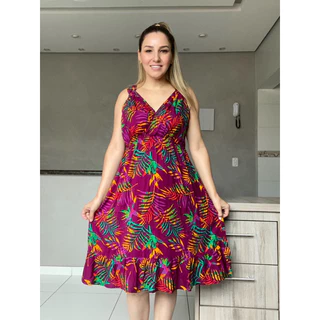 Vestido midi Indiano