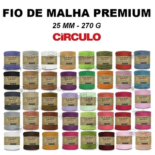 Fio de malha PREMIUM 140 metros - 25mm - 270g CÍRCULO em Oferta na Shopee