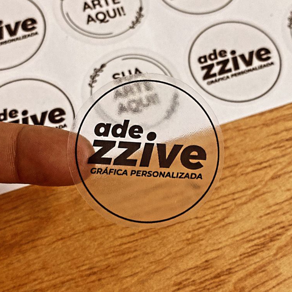 Adesivo Vinil Transparente Personalizado
