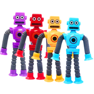 Robô estica e gruda Cartoon pop it Tubo Telescópico Fofo Design Criativo Brinquedo infantil para crianças lembrancinha em Oferta na Shopee