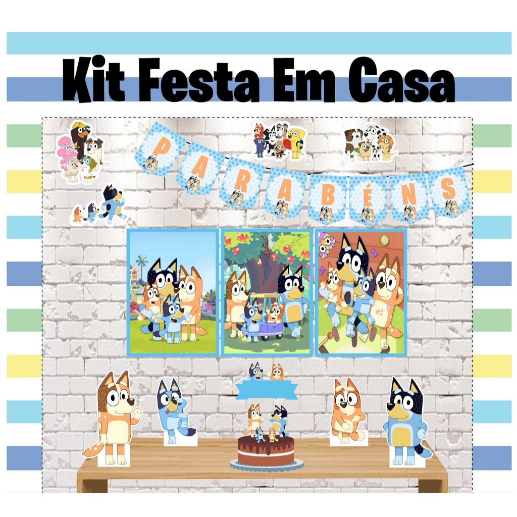 KIT FESTA - BLUEY