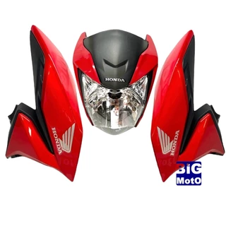 Kit CG Titan 160 (selecione cores) Frente do farol CG Titan 160 2022/2023/2024 com Aranha + Par Aba do tanque CG Titan 160 2022/2023/2024 com Complemento