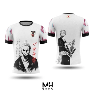 Camisa Camiseta Japão Versão Zoro Espadachin Personalizada Adulto Infantil Masculino Feminino Nome e Numero