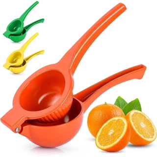 Espremedor Manual de Limão em Alumínio 22 cm Laranja