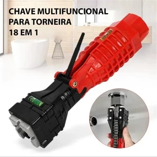 Chave Multifuncional Instalação Hidráulica Torneira Pia Grifo 18 Em 1