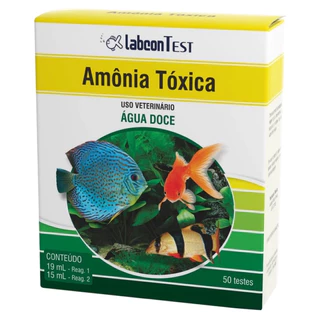 Teste Amonia Labcon Test Amônia Tóxica Água Doce 50 Testes