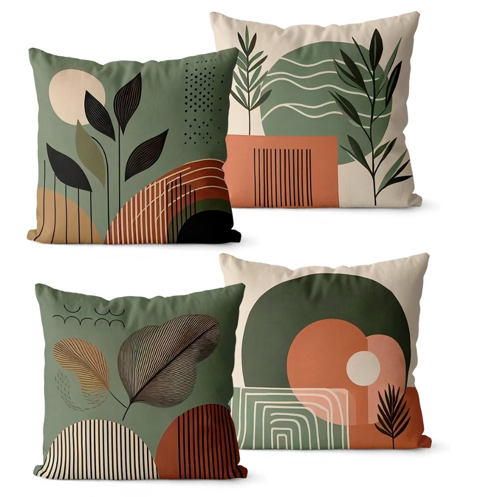 Kit 4 Capas de Almofadas Decorativas