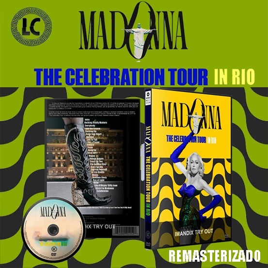 DVD MADONNA THE CELEBRATION TOUR IN RIO REMASTERIZADO | Shopee Brasil