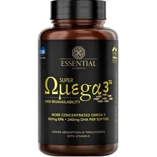 Super Ômega 3 Essential Nutrtion 180 caps 1000 Tg EPA - DHA