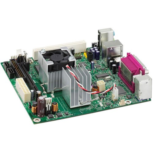 PLACA MAE COM PROCESSADOR INTELA ATON INTEGRADO DDR 2 COM 2 GB DE MEMORIA
