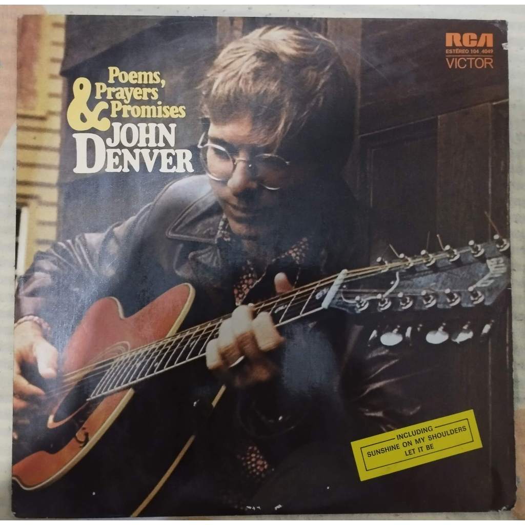 John Denver Poems, Prayers & Promises Used Vinyl LP VG+\VG+