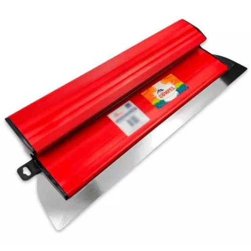 Desempenadeira Berox Aço Inox 40cm Lisa Para Massa Corrida | Shopee Brasil