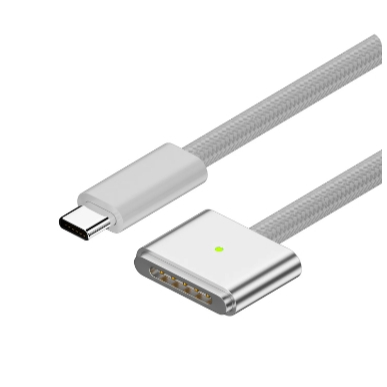 USB Tipo C para Magsafe 3 Cabo Magnético de Carregamento Rápido