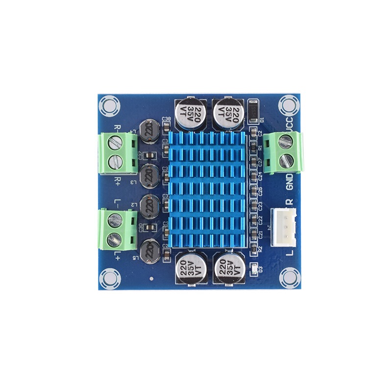 Placa Amplificadora de Áudio Digital de Alta Definição, Módulo MP3, Dual Channel, 12V, 24V, 30W