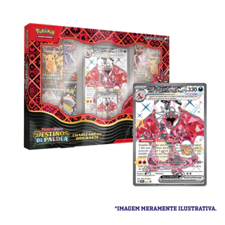 BOX DO CHARIZARD EX BRILHANTE - COPAG ORIGINAL