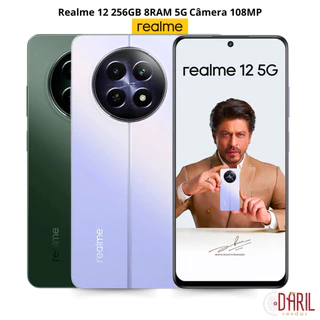 Celular Smartphone Realme 12 256GB 8RAM 5G - Realme Original