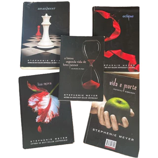 Coleção Saga Crepúsculo - Stephenie Meyer - Amanhecer - Eclipse - Lua Nova - A Breve Segunda Vida de Bree Tanner