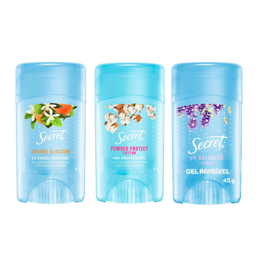 Secret Desodorante em Gel Invisible 45g | Shopee Brasil