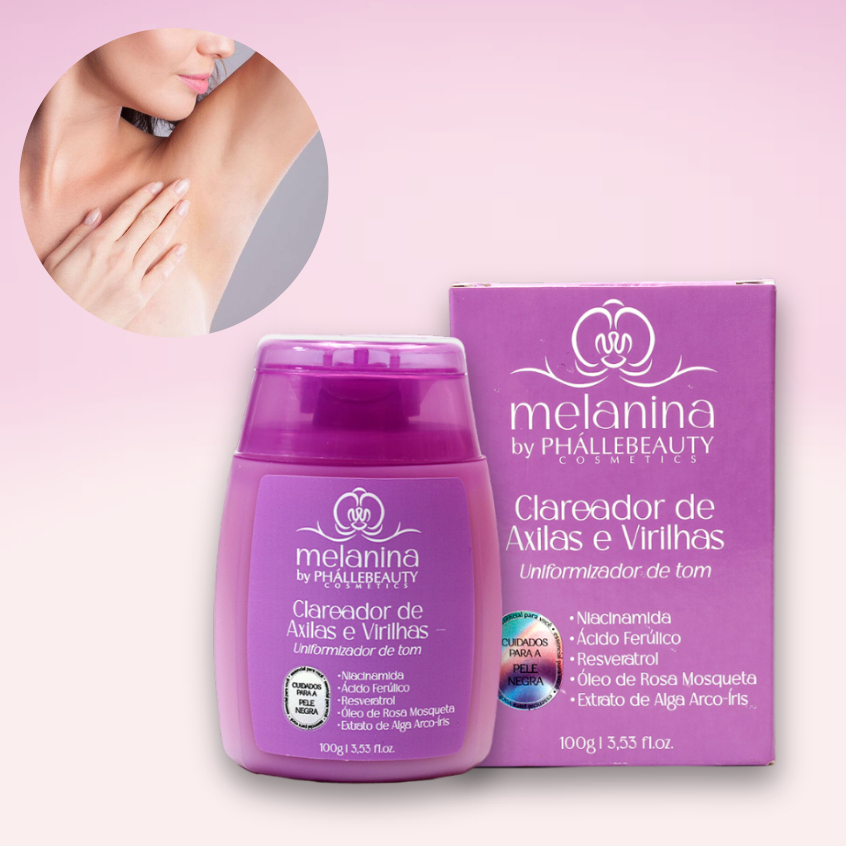 Clareador de axilas e virilhas Phallebeauty, preveni escurecimento ...